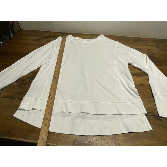 Sweaty Betty After Class Longline Sweatshirt Women's Size Medium White - Picture 7 of 12